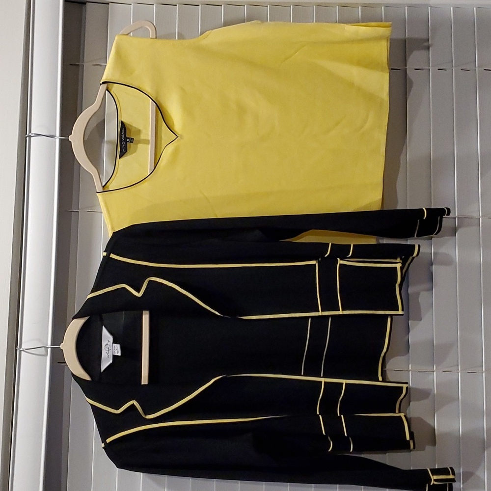 Ming Wang jacket size M and top size M